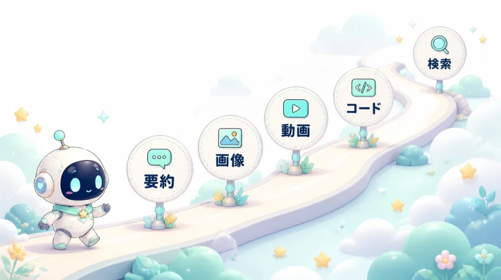 目的から選ぶAIの地図