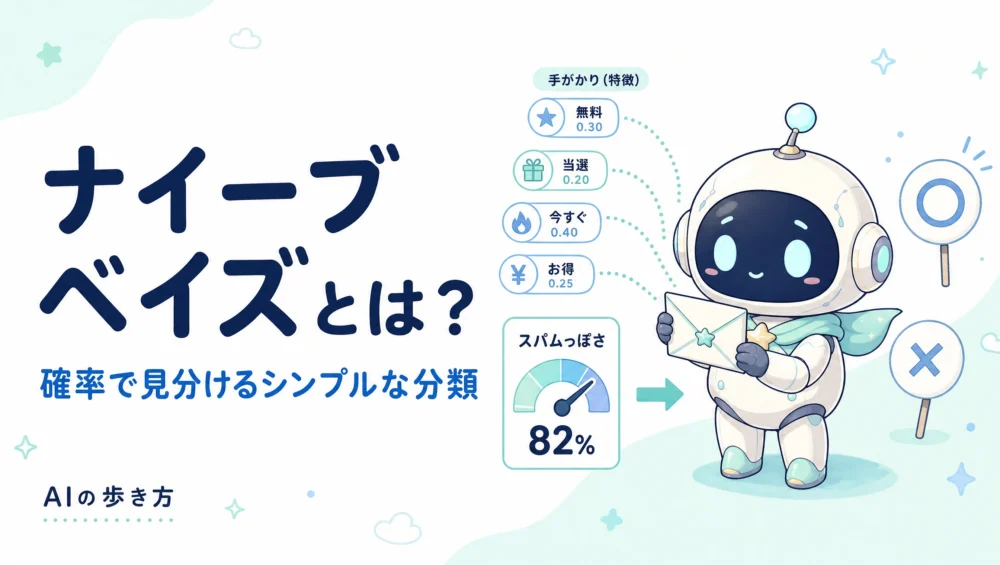 ナイーブベイズとは？確率で見分ける分類の仕組みをやさしく図解