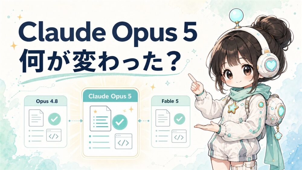 ルミィがClaude Opus 5をOpus 4.8・Fable 5と比較する記事アイキャッチ